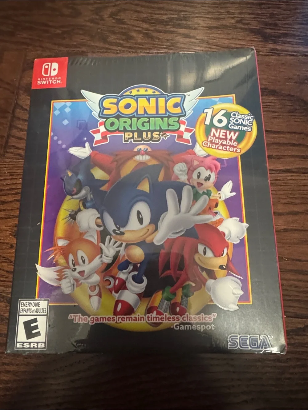 Sonic Origins Plus for Nintendo Switch - Blue Cover Artwork